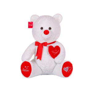 1054B  Tıkıl Ayı 70 cm Beyaz-Selay Oyuncak - Toyz Show