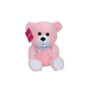 1181 Selay, Oturan Ayı Pembe 30 cm - Toyz Show