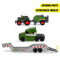 203735006 Fendt Micro Farm Truck freewheel Mack Truck trailer with Fendt tract - görsel 4