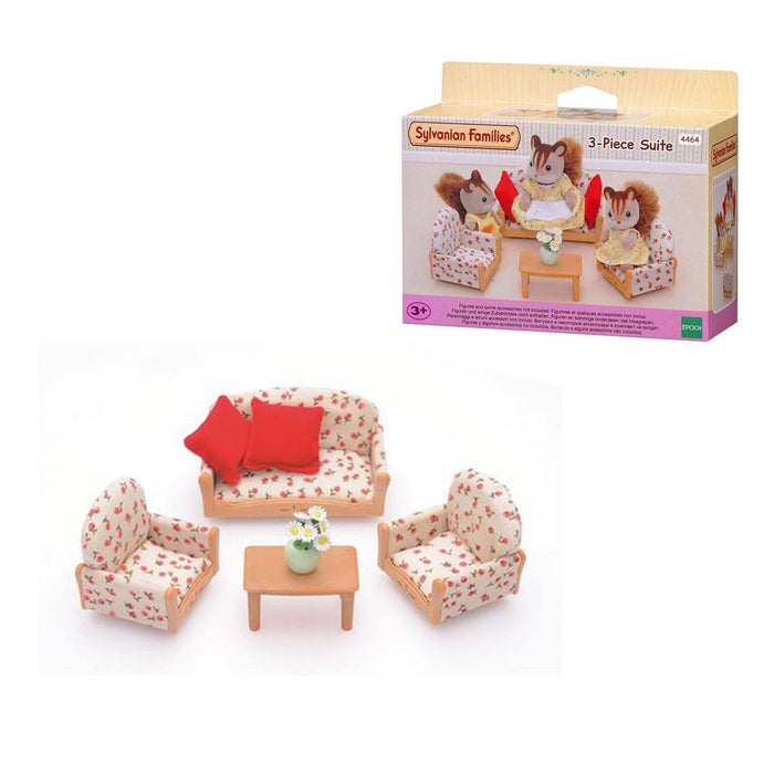 4464 Sylvanian Families, 3 Parça Koltuk Seti , +3 yaş, figürler ayrı satılır. - Toyz Show - 