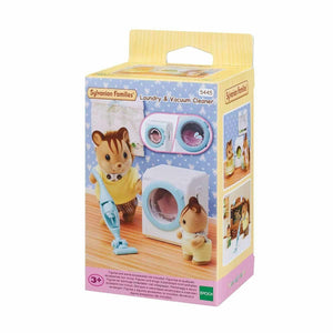 5445 Sylvanian Families Çamaşır Makinesi ve Süpürge +3 yaş figür dahil değil - Toyz Show