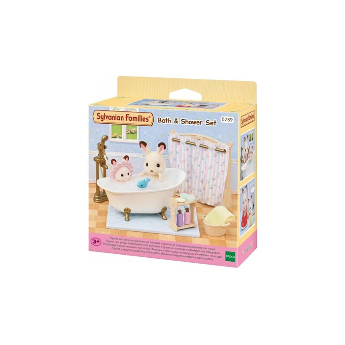 5739 Sylvanian Families Banyo ve Duş Seti (figürler dahil değildir) +3 yaş - Toyz Show - 
