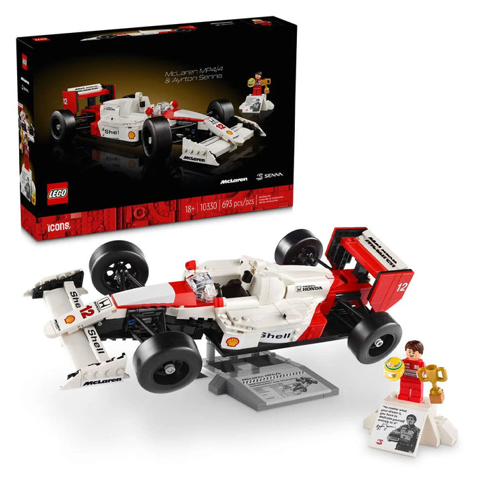 10330 Lego icons - McLaren MP4/4 ve Ayrton Senna 693 parça +18 yaş - Toyz Show - 