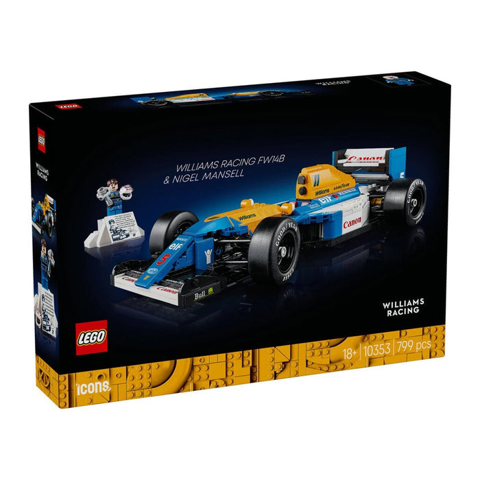 10353 Lego icons Williams Racing FW14B ve Nigel Mansell 10353 parça +18 yaş - Toyz Show - 