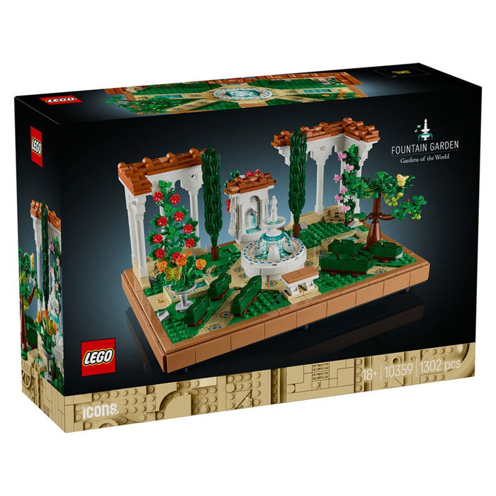 10359 Lego icons Çeşmeli Bahçe - Fountain Garden 1302 parça +18 yaş - Toyz Show - 