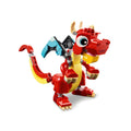 31145 Lego Creator 3ü1 arada Kırmızı Ejderha 149 parça +6 yaş - görsel 5