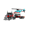 31146 LEGO® Creator 3 ü1 arada Helikopterli Açık Kasa Kamyon 270 parça +7 yaş - görsel 2