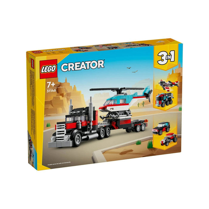 31146 LEGO® Creator 3 ü1 arada Helikopterli Açık Kasa Kamyon 270 parça +7 yaş - Toyz Show - 