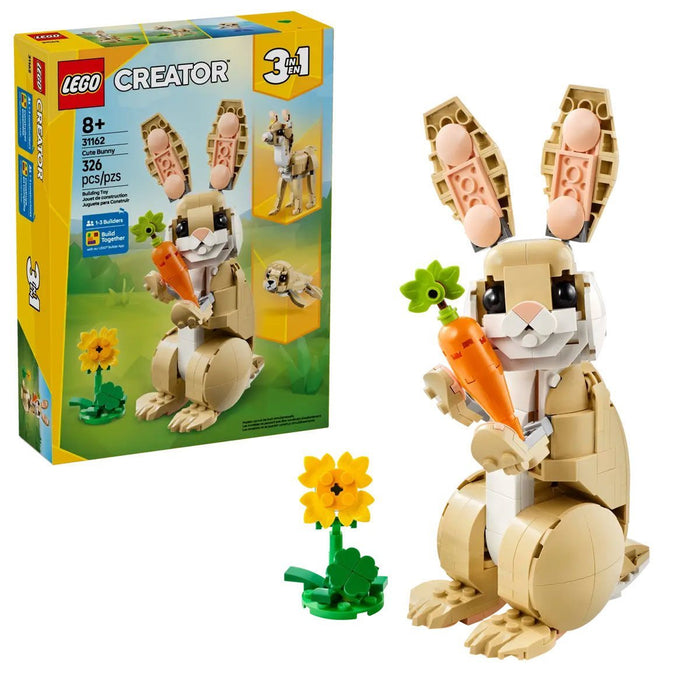 31162 Lego Creator 3in1 - Sevimli Tavşan 326 parça +8 yaş - Toyz Show - 