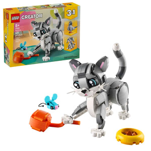 31163 Lego Creator 3in1 - Oyunbaz Kedi 407 parça +8 yaş - Toyz Show