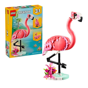 31170 Lego Creator 3ü1 arada Vahşi Hayvanlar:Pembe Flamingo 288 parça +8 yaş - Toyz Show