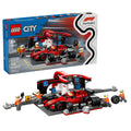 60443 Lego City Ferrari F1 Pit Stop ve Pit Ekibi 322 parça +6 yaş - görsel 1