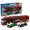 60445 Lego City F1 Tırı ve RB20 ve AMR24 1086 parça +8 yaş - görsel 1