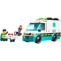 60451 Lego City Acil Yardım Ambulansı 184 parça +5 yaş - görsel 2