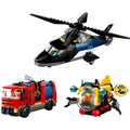 60462 Lego City Helikopter, İtfaiye Kamyonu ve Denizaltı 874 parça +7 yaş - görsel 2