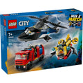 60462 Lego City Helikopter, İtfaiye Kamyonu ve Denizaltı 874 parça +7 yaş - görsel 1