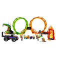 60339 Lego City - Çift Çemberli Gösteri Arenası 598 parça +7 yaş - görsel 2