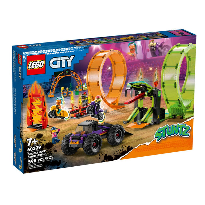 60339 Lego City - Çift Çemberli Gösteri Arenası 598 parça +7 yaş - Toyz Show - 
