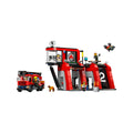 60414 Lego City İtfaiye Kamyon ve İtfaiye Merkezi 843 parça +6 yaş - görsel 2