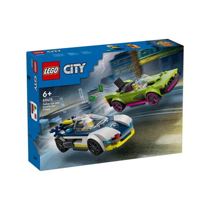 60415 LEGO® City Polis Arabası ve Spor Araba Takibi 213 parça +6 yaş - Toyz Show - 