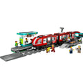 60423 Lego City Şehir Merkezi Tramvay İstasyonu 811 parça +7 yaş - görsel 2