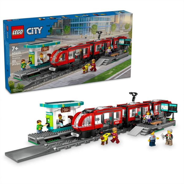60423 Lego City Şehir Merkezi Tramvay İstasyonu 811 parça +7 yaş - Toyz Show - 