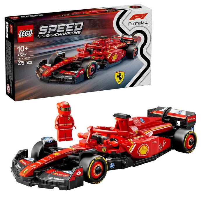 77242 Lego Speed Champ.Ferrari SF-24 F1 Yarış Arabası 275 parça +10 yaş - Toyz Show - 
