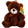 0998 SUN-JHN-PFF-SK PELUŞ AYI OTURAN KURDELELİ 21CM 2R - görsel 3