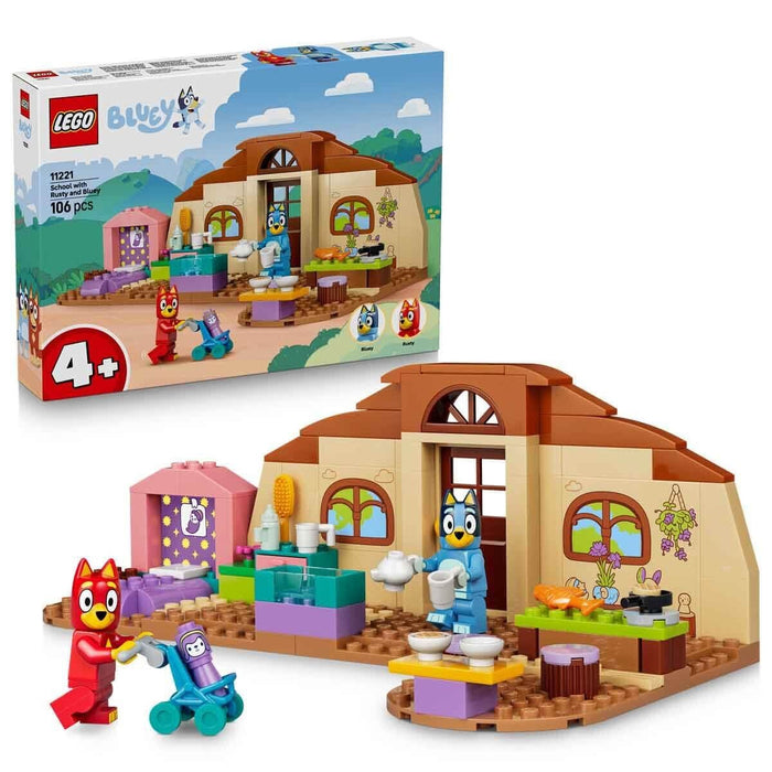 11221 Lego BLUEY Rusty ve Bluey ile Okul 106 parça +4 yaş - Toyz Show - 