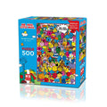 14451 PUZZLE 500 MR MEN LİSANSLI 500 PARÇA YETİŞKİN PUZZLE - görsel 1