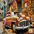 20073 PUZZLE 500 Cats Of The Car - görsel 2