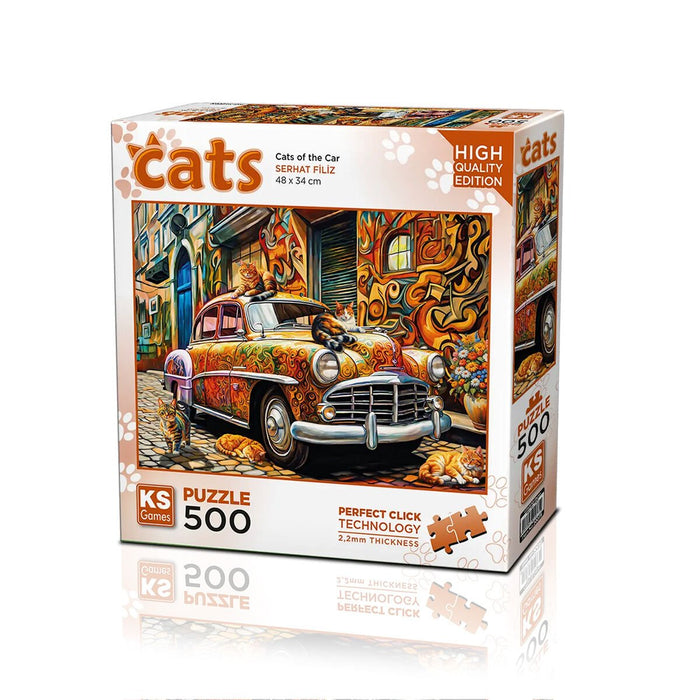 20073 PUZZLE 500 Cats Of The Car - Toyz Show - 