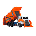 203308369 Dickie Garbage Truck free wheel light sound B/O lifting fork wt - görsel 6