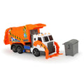 203308369 Dickie Garbage Truck free wheel light sound B/O lifting fork wt - görsel 3