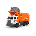 203308369 Dickie Garbage Truck free wheel light sound B/O lifting fork wt - görsel 2