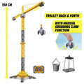 203729023 RC Titan Crane 2 4 GHz left right up down 360°rotatable trolley - görsel 5