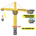 203729023 RC Titan Crane 2 4 GHz left right up down 360°rotatable trolley - görsel 4