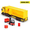 203747018 Dickie DHL Truck free wheel Volvo FH16 Truck light sound interior, - görsel 2