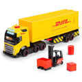 203747018 Dickie DHL Truck free wheel Volvo FH16 Truck light sound interior, - görsel 1
