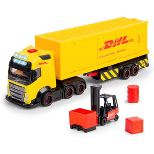 203747018 Dickie DHL Truck free wheel Volvo FH16 Truck light sound interior, - Toyz Show