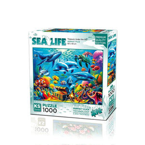 20825 PUZZLE 1000 Treasure Under the Sea - Toyz Show