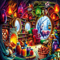 20826 PUZZLE 1000 Mystical House in the Forest - görsel 2