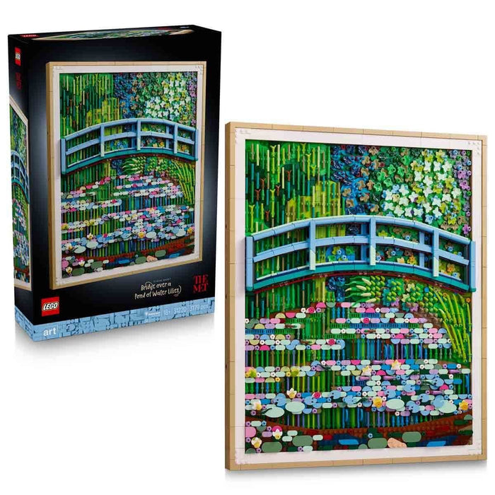 31220 Lego Art - Claude Monet - Nilüfer Gölü Üzerinde Köprü 3179 parça +18 yaş - Toyz Show - 