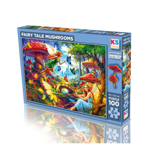 31502 FAIRY TALE MUSHROOMS 100 PARÇA PUZZLE - Toyz Show