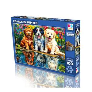 31503 FEARLESS PUPPIES 100 PARÇA PUZZLE - Toyz Show