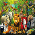 31504 FOREST ANIMALS 100 PARÇA PUZZLE - görsel 2