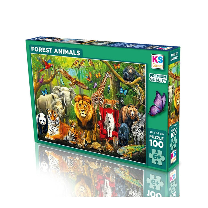 31504 FOREST ANIMALS 100 PARÇA PUZZLE - Toyz Show - 
