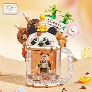 LZ-4206 LOZ PANDA AYI DONDURMA KUPASI 297 PARÇA BLOCK OYUNCAK - Toyz Show