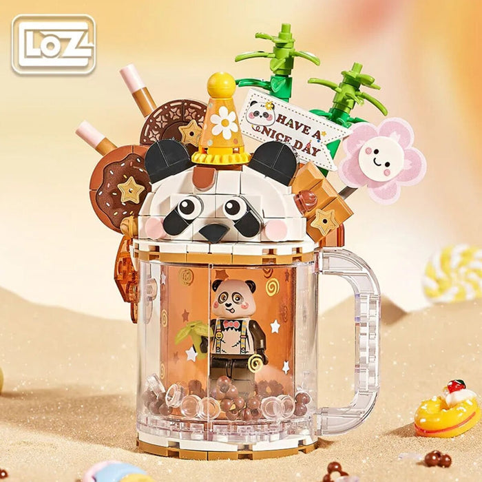LZ-4206 LOZ PANDA AYI DONDURMA KUPASI 297 PARÇA BLOCK OYUNCAK - Toyz Show - 