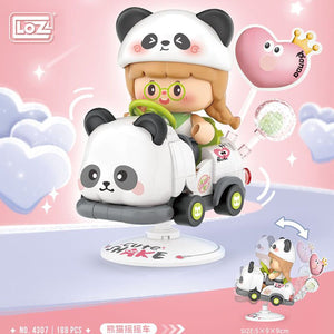 LZ-4307 LOZ PANDA SALLANAN SÜRÜŞ 188 PARÇA BLOCK OYUNCAK - Toyz Show